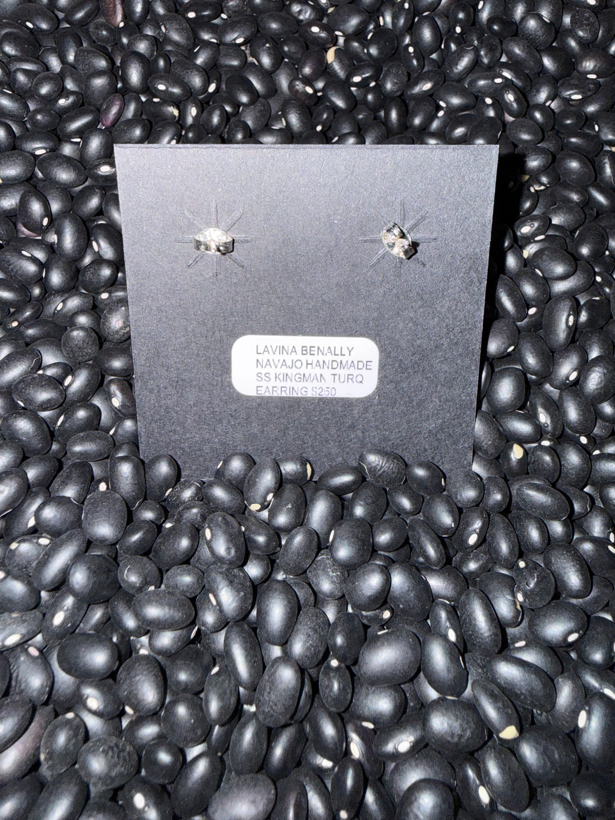 Lavina Benally Kingman Concho Earrings