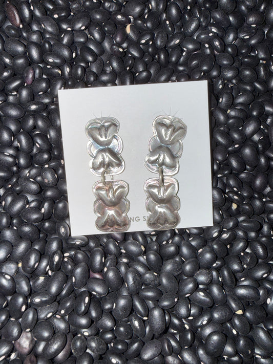 Joan Begay Bowtie Concho Earrings